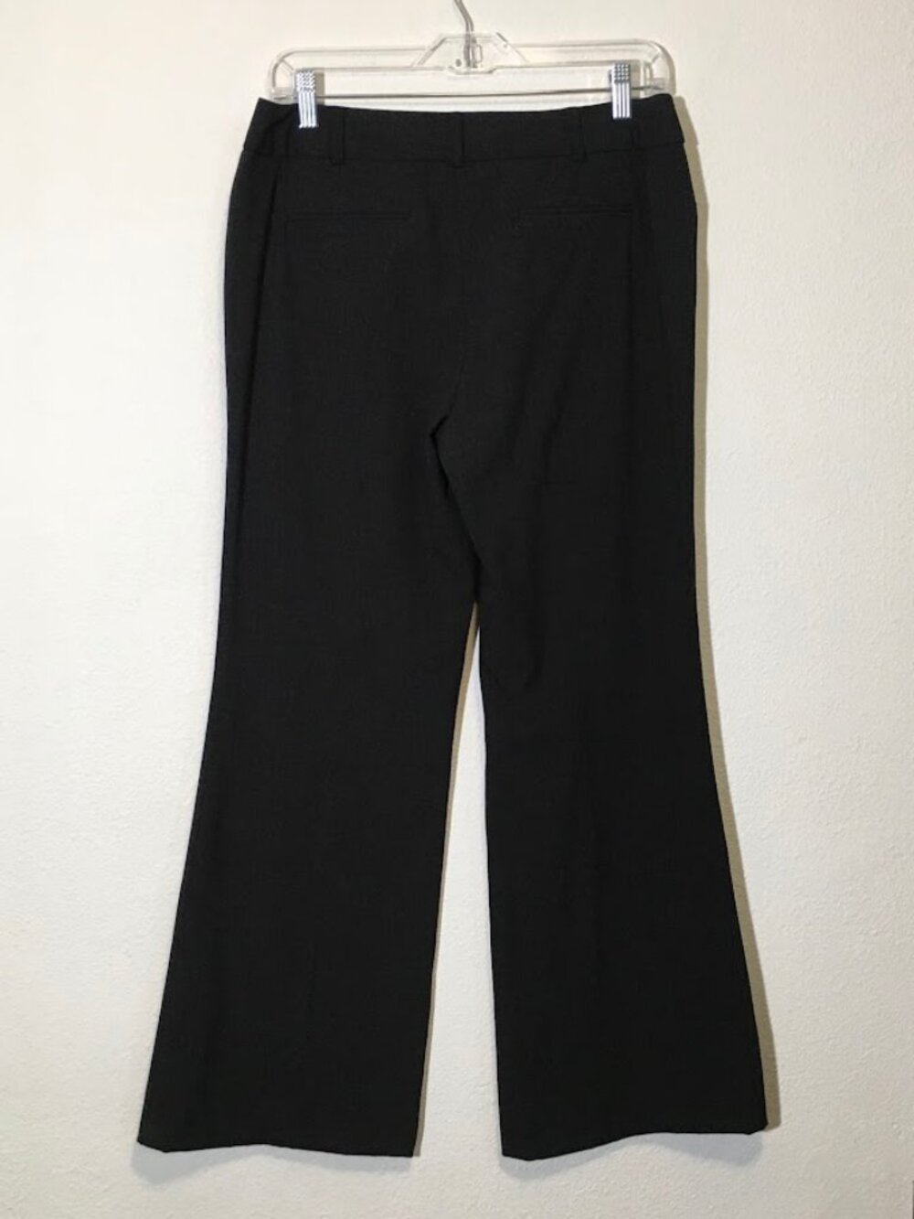 George London Fit Black Dress Pants Size 8P Petite